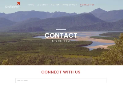 Kite Fish Film web site screenshot